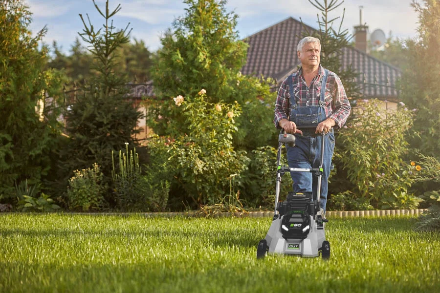 self propelled lawn mower electric