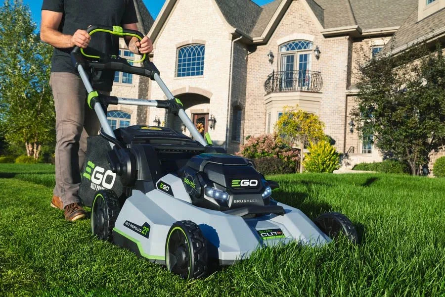 self propelled lawn mower electric